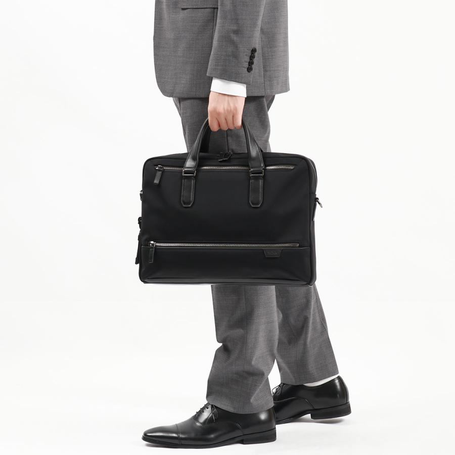 TUMI ビジネスバッグ ブラック ASHTON モリソン Morrison Leather