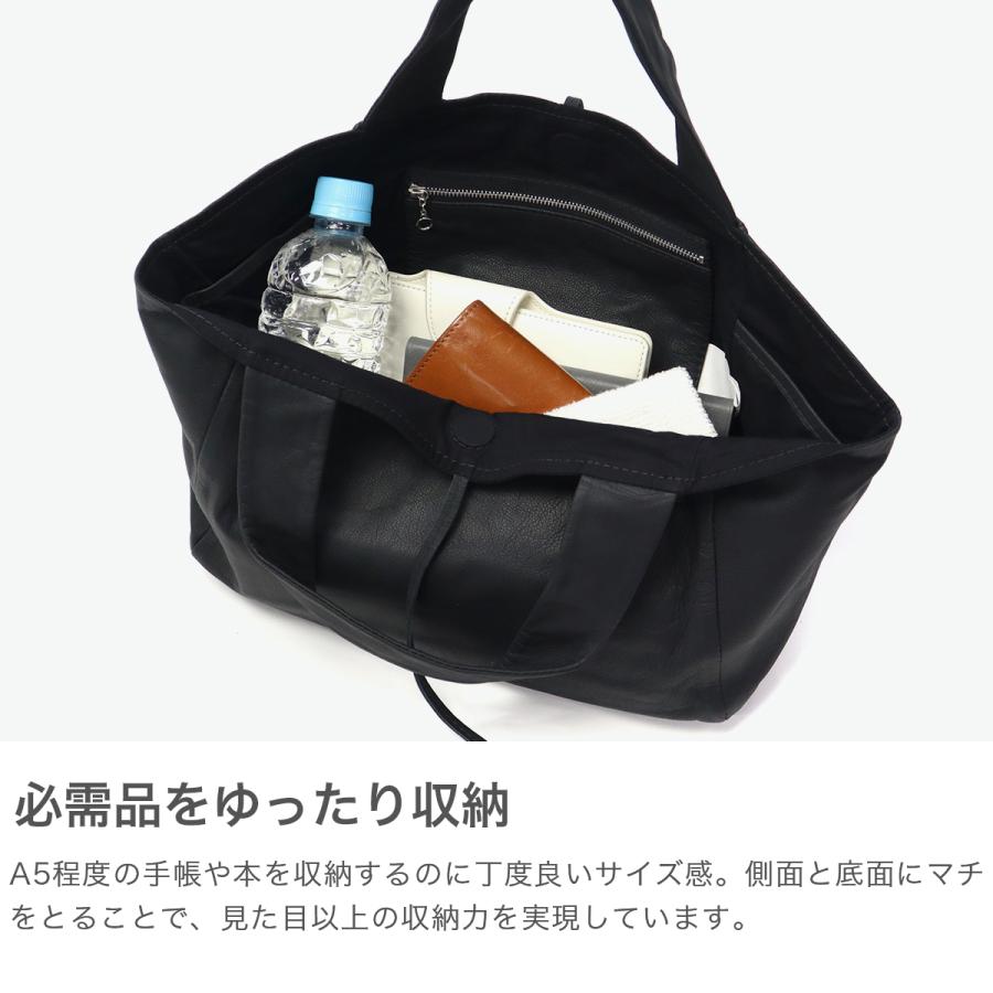 REN（レン） 特典付 トートバッグ レディース 小さめ 軽量 革 レザー