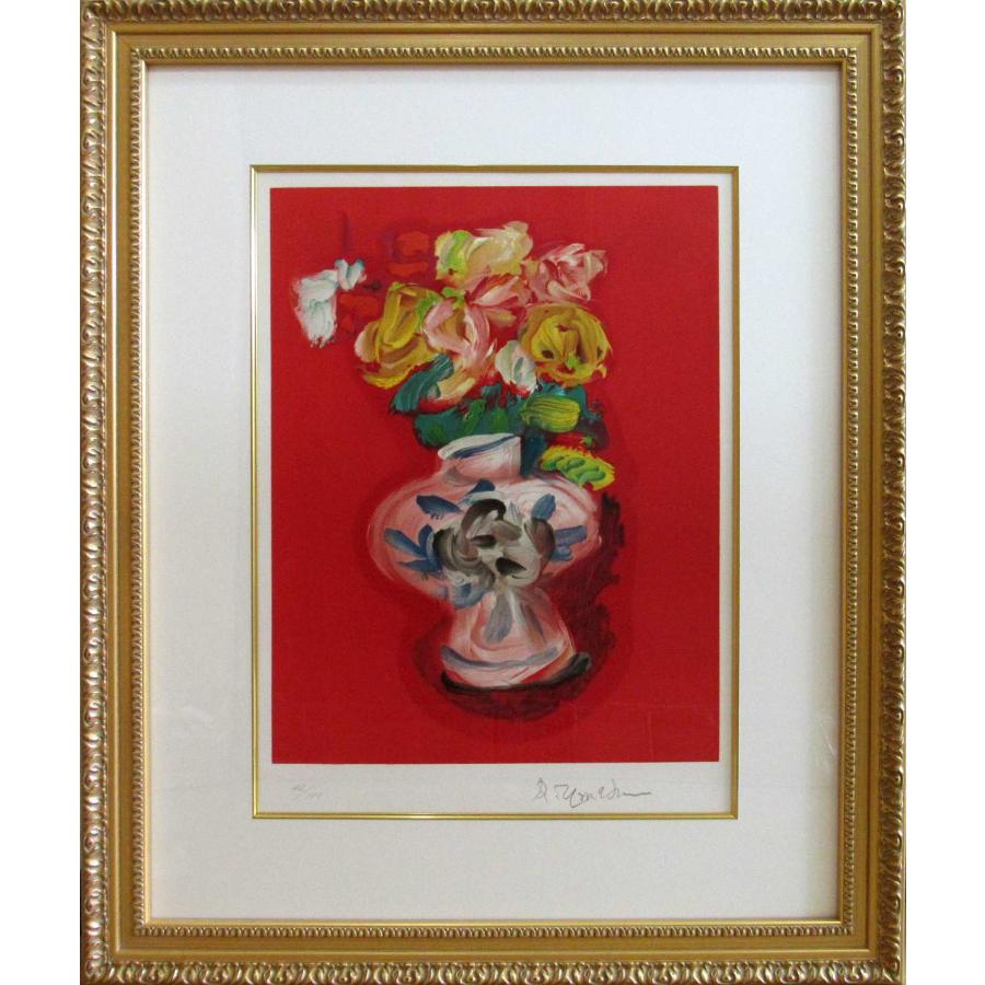 梅原 龍三郎「薔薇」 新品額装 : ギャラリーTOMIOKA - 通販 - Yahoo