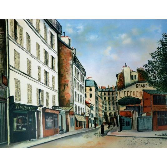 ユトリロ「モンマルトル通り」 新品額装 : ギャラリーTOMIOKA - 通販