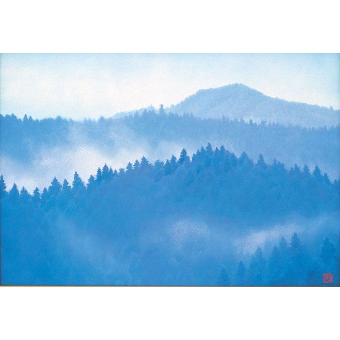 東山魁夷 『朝雲（ちょううん)ー吉野ー』 岩絵具方式複製画 : 内田画廊