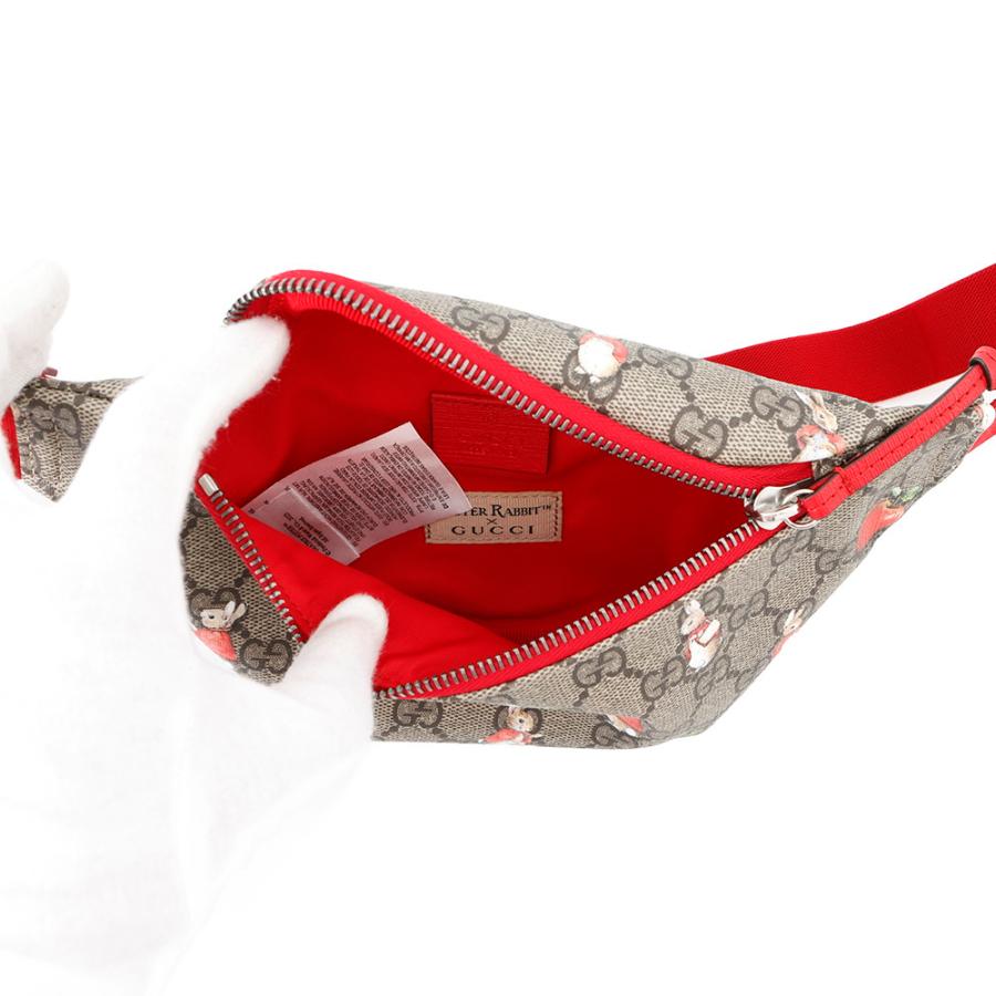グッチ ボディバッグ チルドレンズ GGスプリーム ピーターラビット