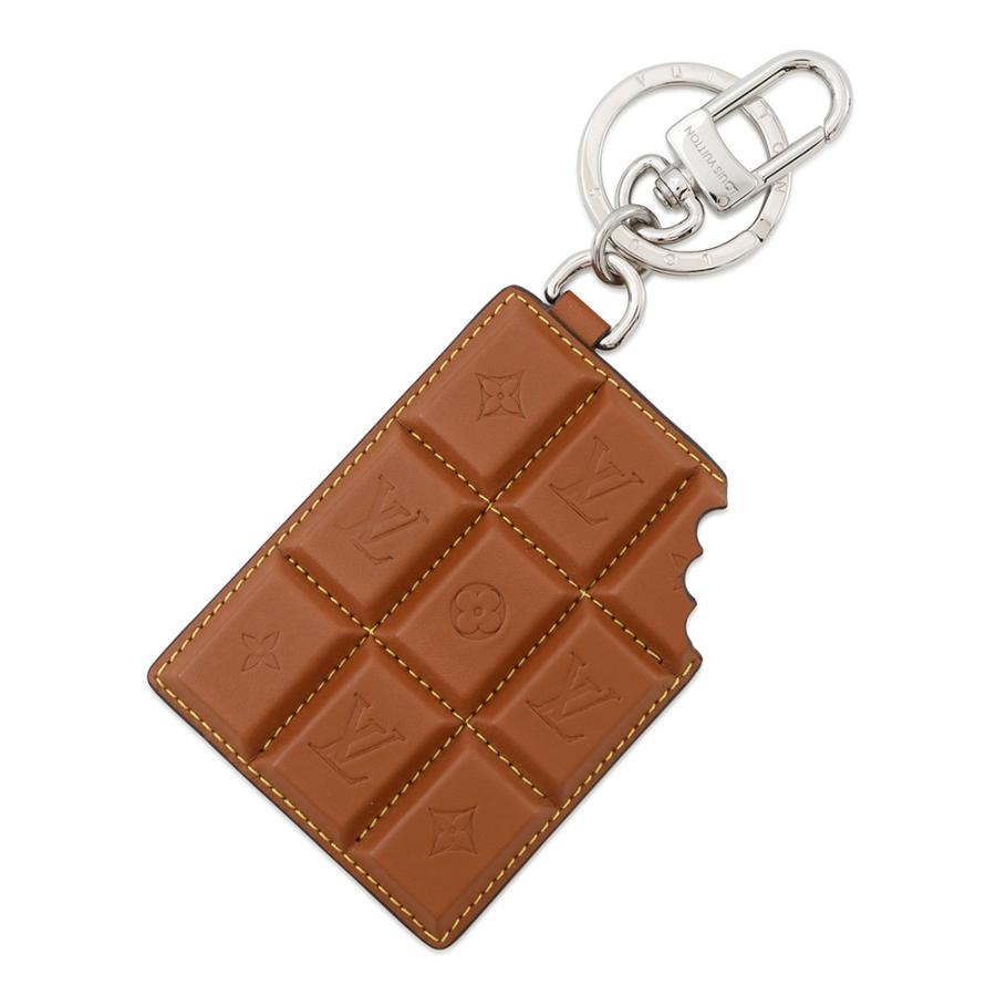 ルイヴィトン バッグチャーム モノグラム レザー LV チョコレートバー