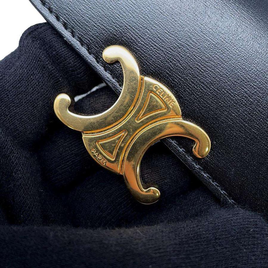 セリーヌ カードケース トリオンフ シャイニーカーフレザー 10I583DPV