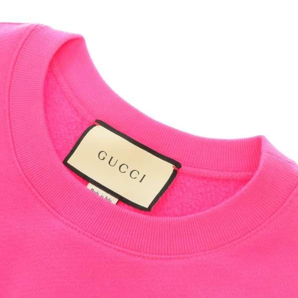 GUCCI（グッチ） トレーナー スウェット スパンコール ハート ピンク