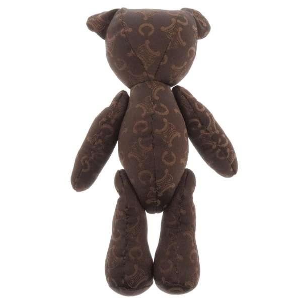 CELINE（セリーヌ） ぬいぐるみ ロゴ ブラウン CELINE GG柄 クマ