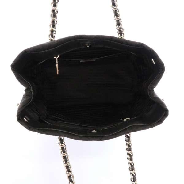 PRADA（プラダ） トートバッグ ナイロン キルティング ブラック 1BG740