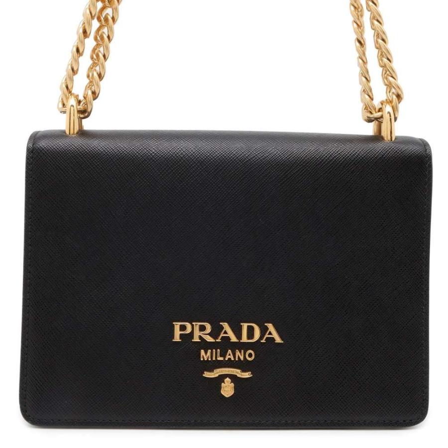 プラダ チェーンショルダーバッグ サフィアーノ レザー PRADA バッグ