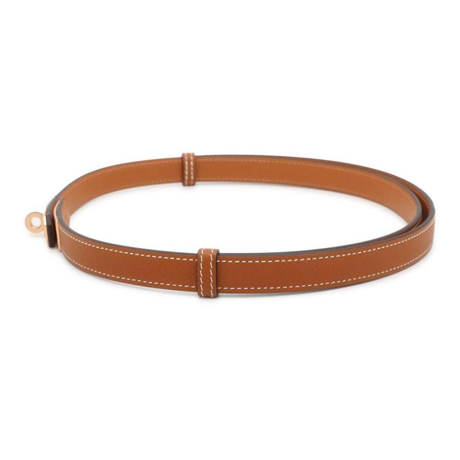 エルメス ケリーベルト ゴールド/ピンクゴールド金具 エプソン W刻印