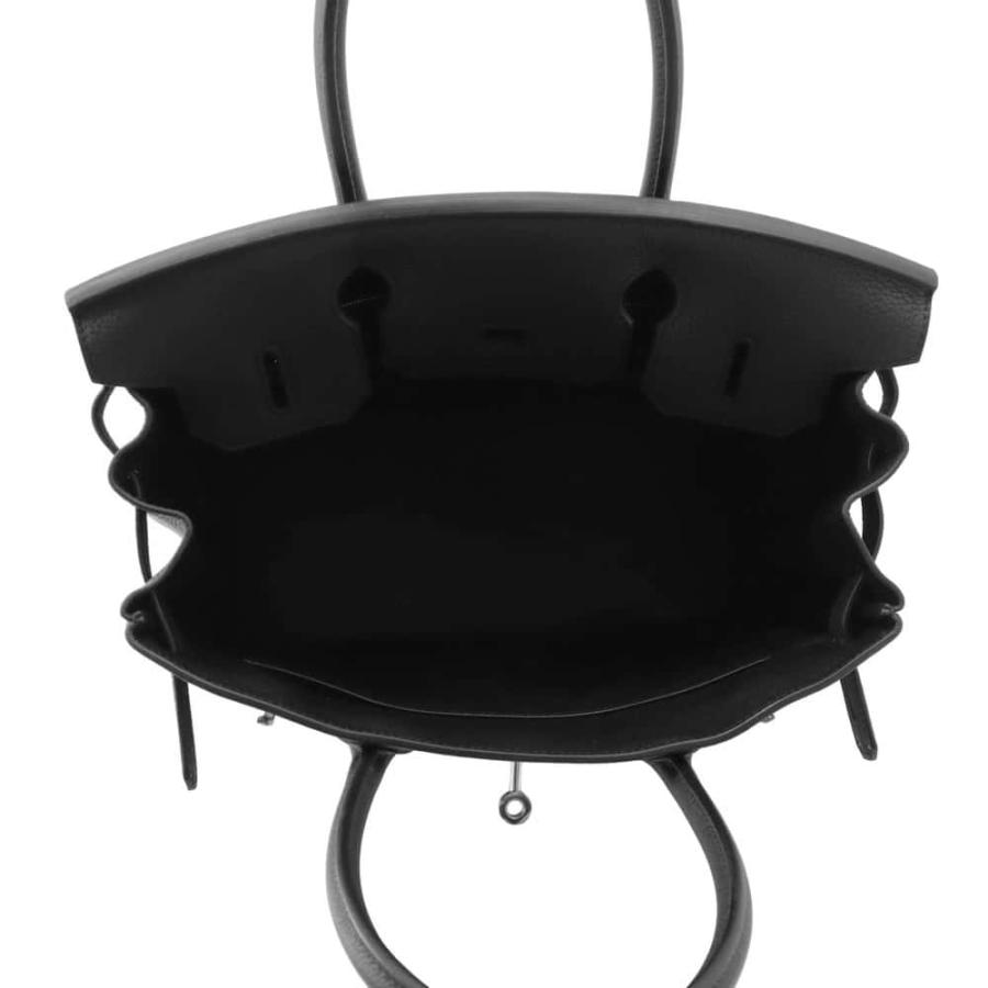 エルメス バーキン30 ブラック/シルバー金具 トゴ W刻印 HERMES Birkin