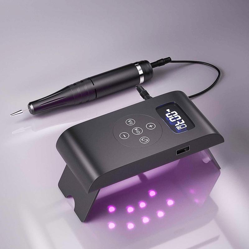 UVライト付き充電式ネイルマシーン AST ネイルライト UVライト レジン