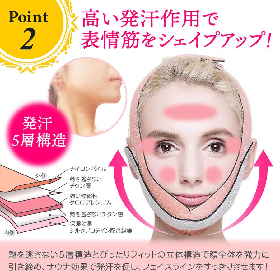 フェイスベルト 小顔矯正 リフトアップマスク 二重あご解消グッズ ほう