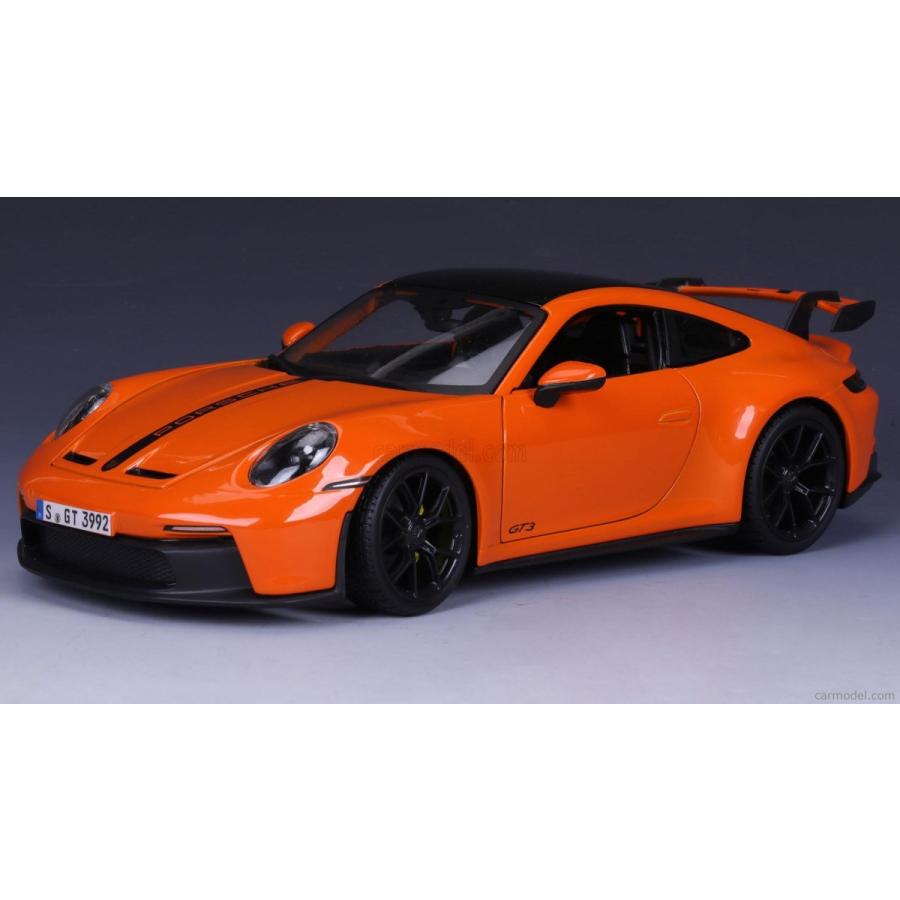 マイスト MAISTO 1/18 PORSCHE 911 992 GT3 オレンジ ポルシェ