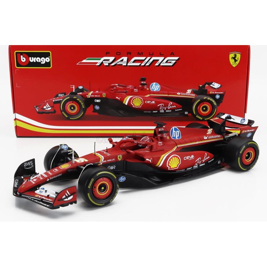 Bburago（ブラーゴ） Burago 1/18 Ferrari SF 24 #16 CHARLES LECLERC