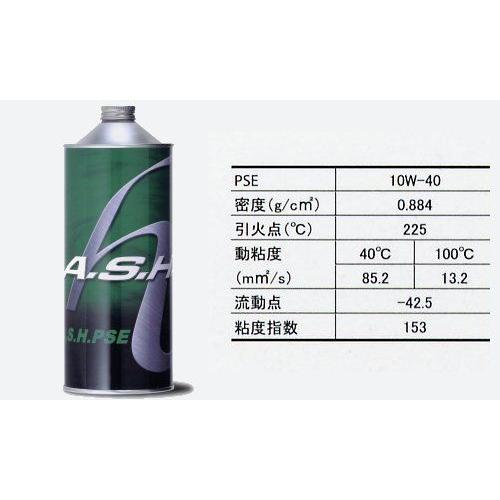 A．S．H．（アッシュ） PSE 10W−40 ashオイル : Garage