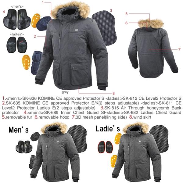 コミネ（Komine） JK-615 プロテクトウォータープルーフウインター