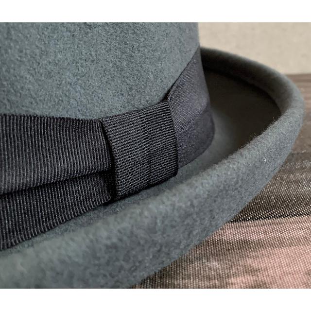 6色展開 帽子 ウール フェルト ボーラー ハット ダービーハット ウール