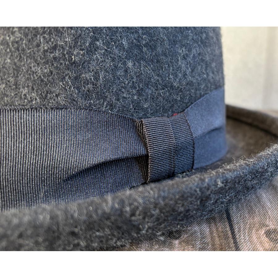 6色展開 帽子 ウール フェルト ボーラー ハット ダービーハット ウール