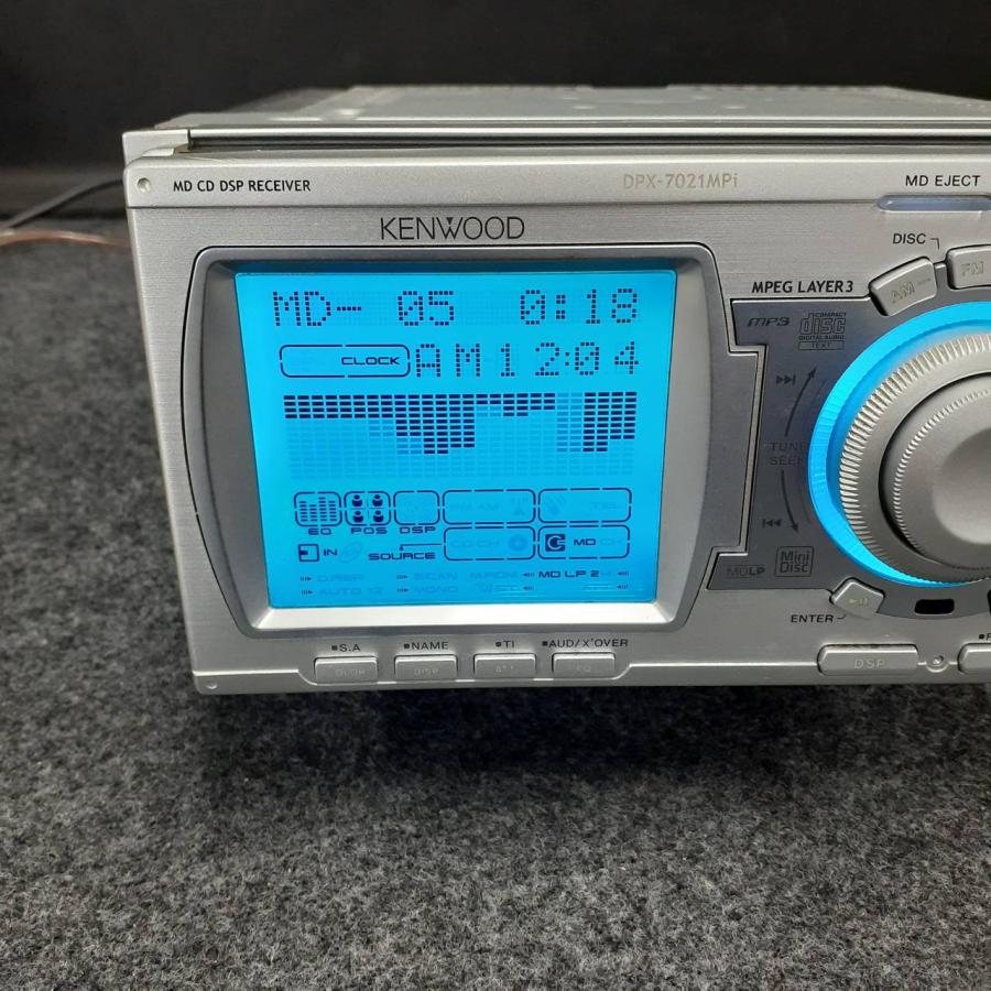 KENWOOD ケンウッド DPX-7021MPi 2DIN CD MD プレーヤー 旧車 当時物