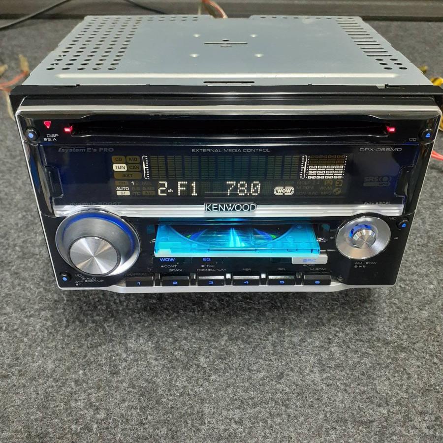KENWOOD ケンウッド DPX-066MD 2DIN CD MD プレーヤー 旧車 当時物