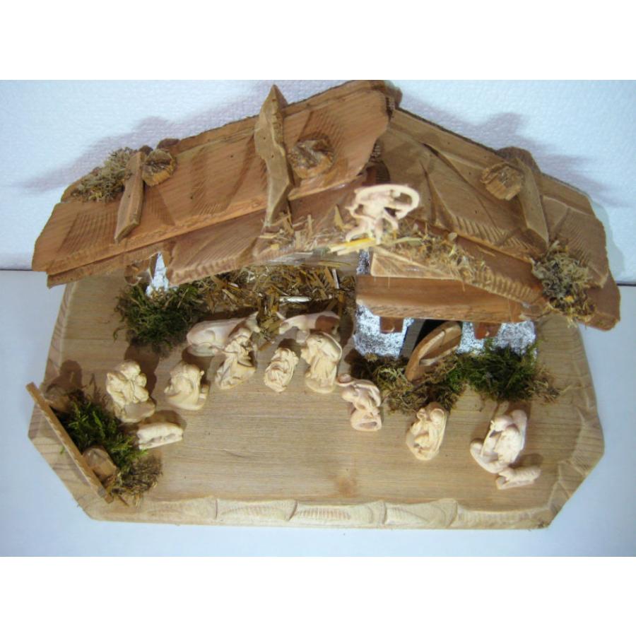 創業100年《レーピ》木彫り クリスマス人形 キリスト降誕セット