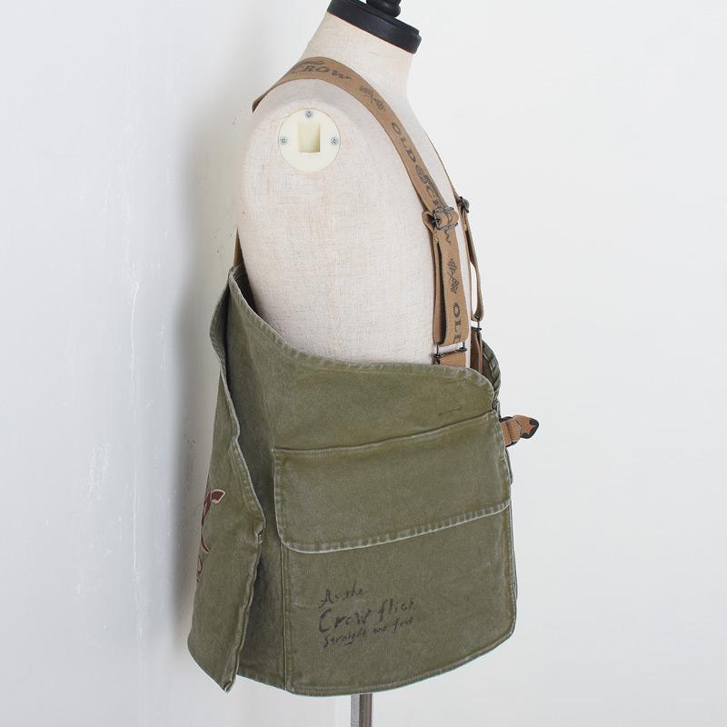 OLD CROW(GLAD HAND) CROW オールド クロウ BRAND - TOOL VEST OLV