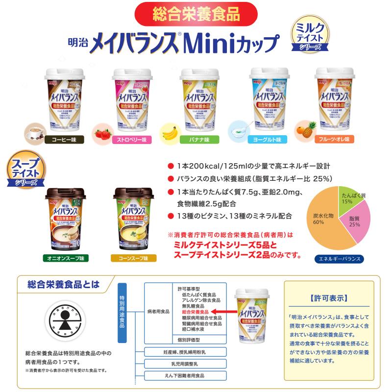 明治（meiji） 選べる8つの味 3本ずつ24本セット メイバランスミニ