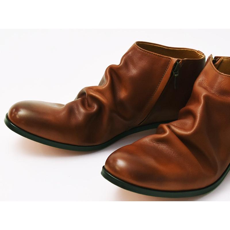 SALE／20%OFF パドローネ PADRONE パドロネ シワ加工 ショート ブーツ