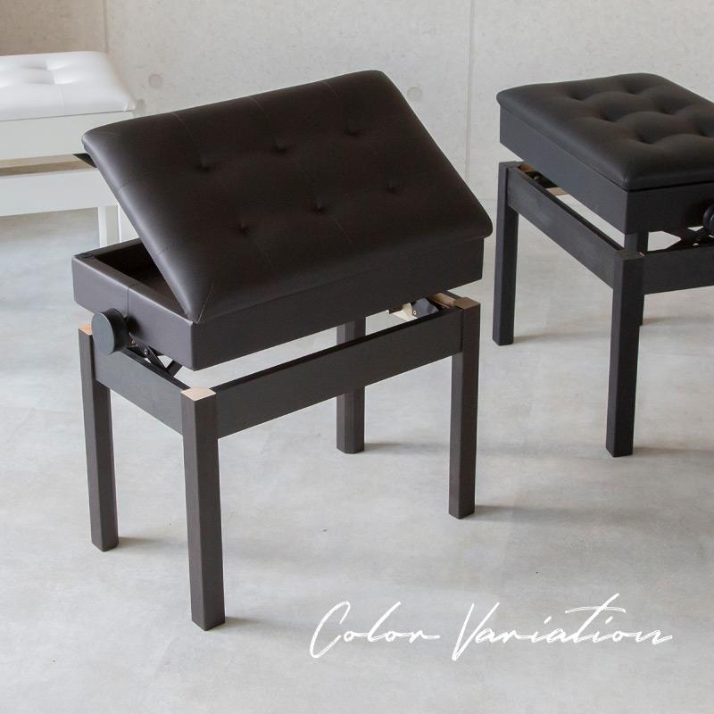 ピアノ 椅子 収納 高さ調整 高低自在 無段階調節 ピアノ椅子 子供 大人