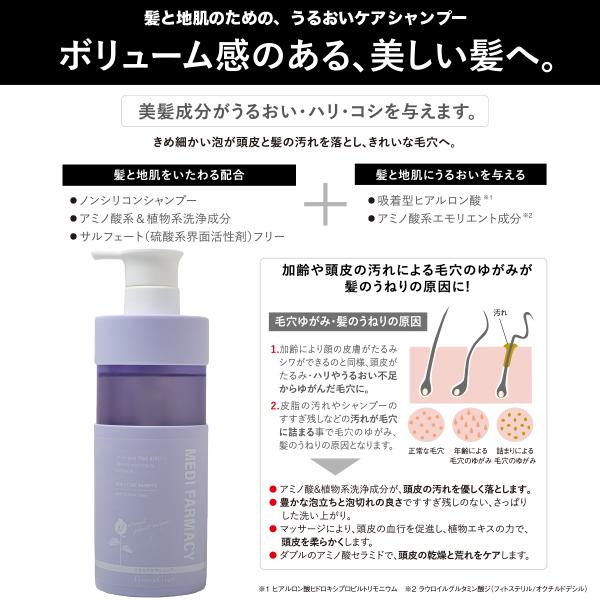 爆買 毛根幹細胞培養液+植物性成分配合のサロン仕様ヘアケア MEDI