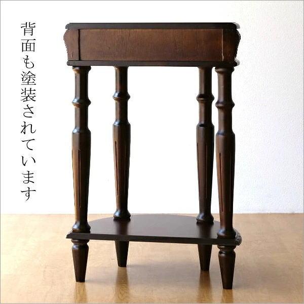 アンティーク 家具 コンソールテーブル 電話台 花台 玄関 完成品