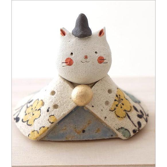 おひなさま お雛様 ひな人形 ねこ 置物 陶器 オブジェ おしゃれ