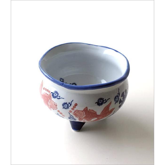 金魚鉢 陶器 おしゃれ 和風 水鉢 睡蓮鉢 メダカ鉢 かわいい レトロ