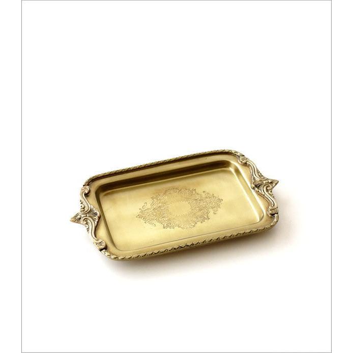 トレー トレイ アクセサリートレイ アンティーク おしゃれ 真鍮 ブラス