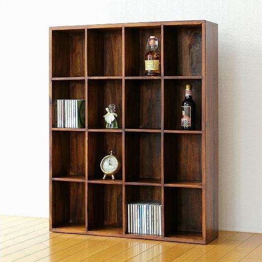 棚 シェルフ 飾り棚 飾棚 収納ラック 木製 CDラック DVDラック シー