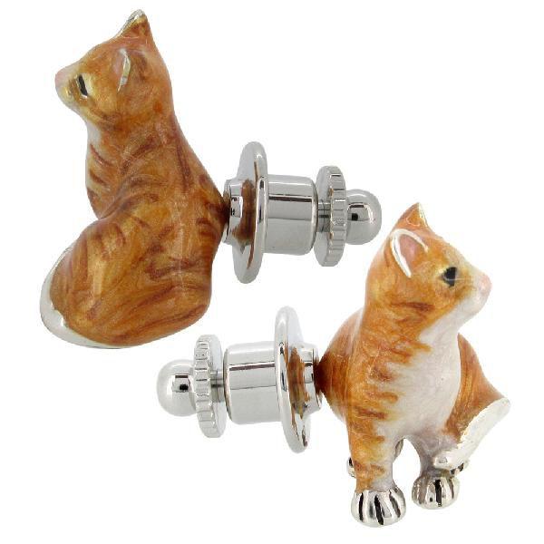 ピンブローチ ネコ 子猫 動物 シルバー925 メンズ レディース おしゃれ