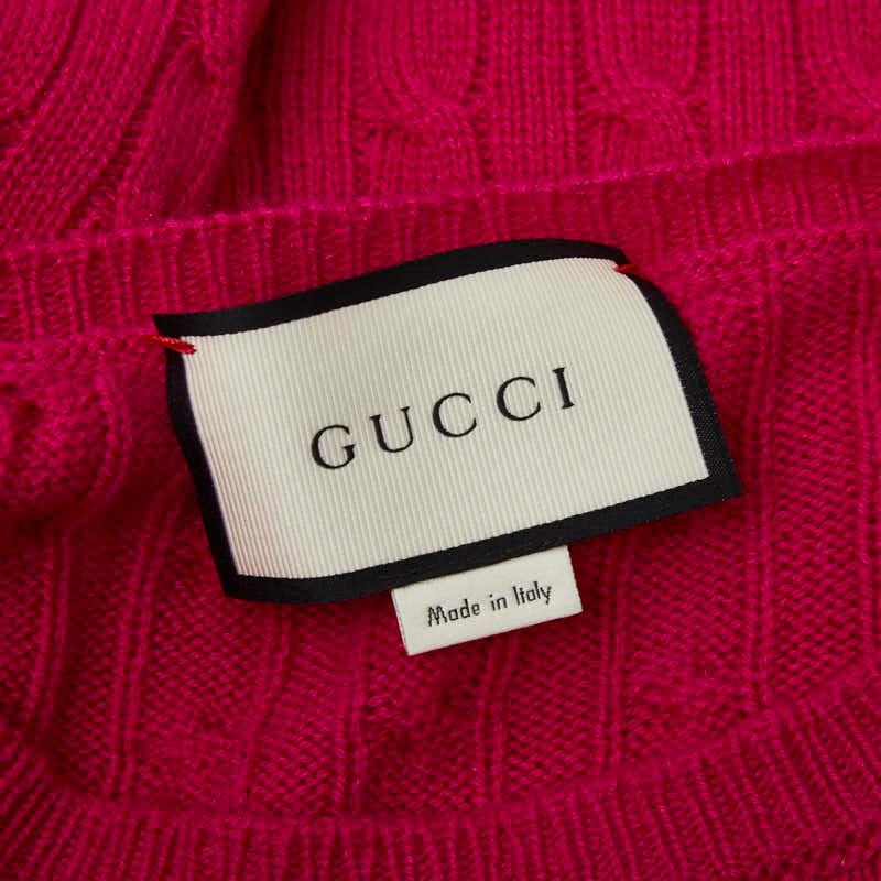 GUCCI（グッチ） シェリーライン ケーブル セーター ニット サイズL