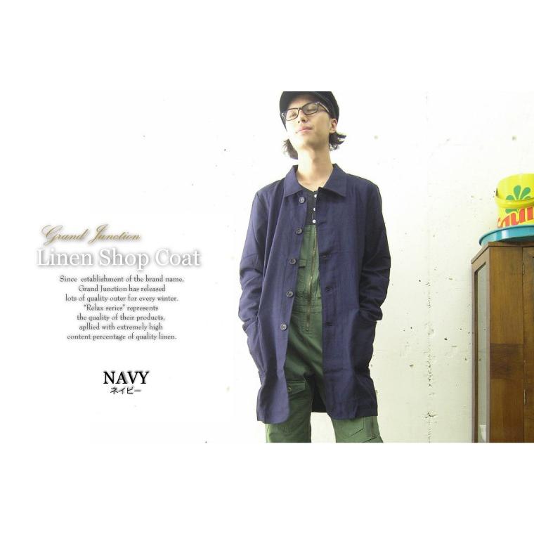 ショップコート メンズ リネンショップコート : GJWEB - 通販 - Yahoo