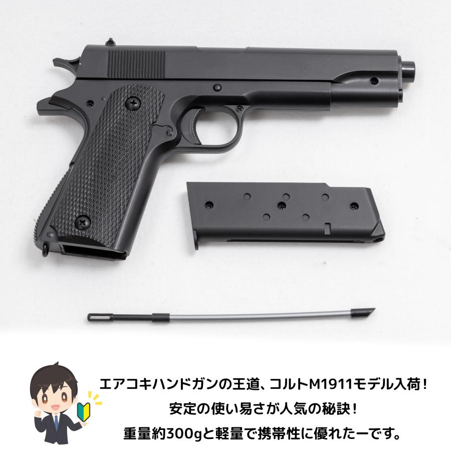 コルトM1911A1 ガバメント ハイグレード ホップアップエアーコッキング