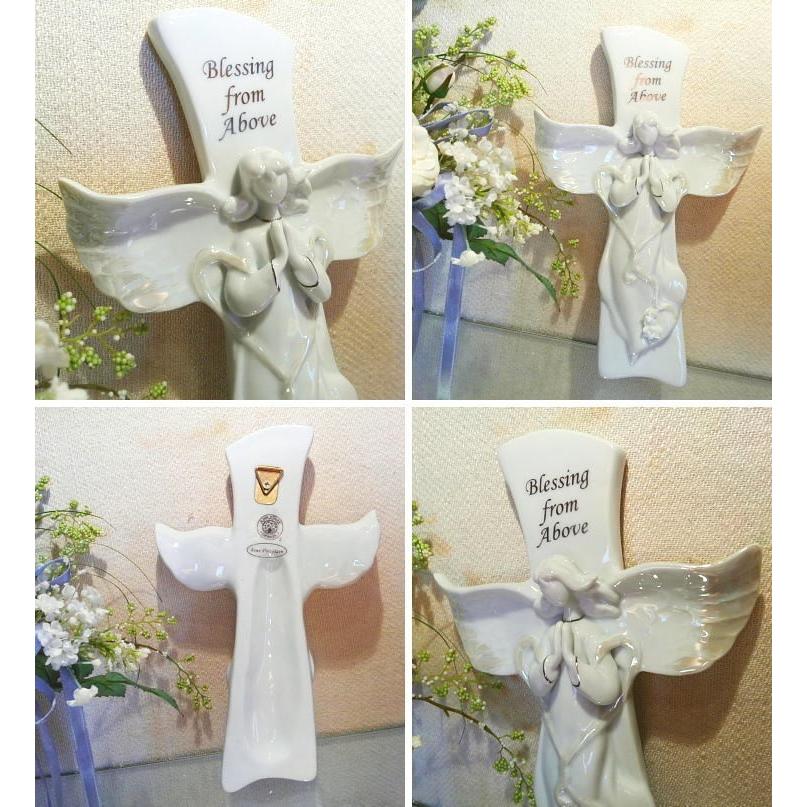 天使 クロス エンジェル 十字架 壁掛け 「声高らかなる賛美」 サイズ大