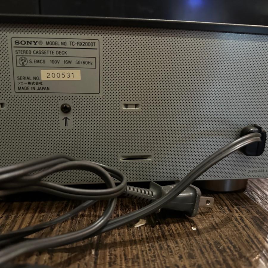 SONY（ソニー） Sony TC-RX2000T カセットデッキ ピッチコントロール