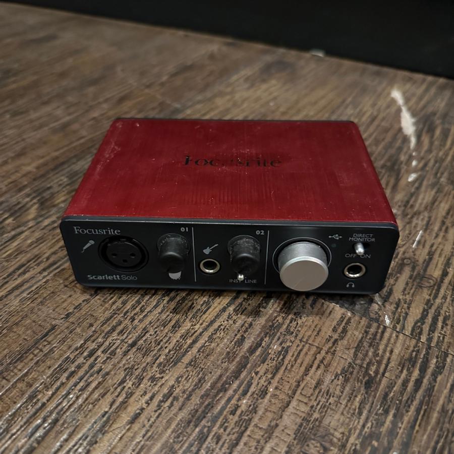 Focusrite Scarlett Solo オーディオインターフェイス -e487