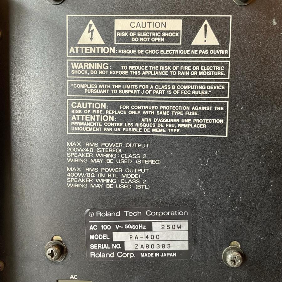 ローランド（Roland） Roland PA-400 Powered Mixer パワードミキサー