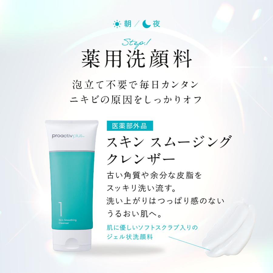 プロアクティブ＋ 15%OFF☆【特別セット】基本の薬用ニキビケア3点(30