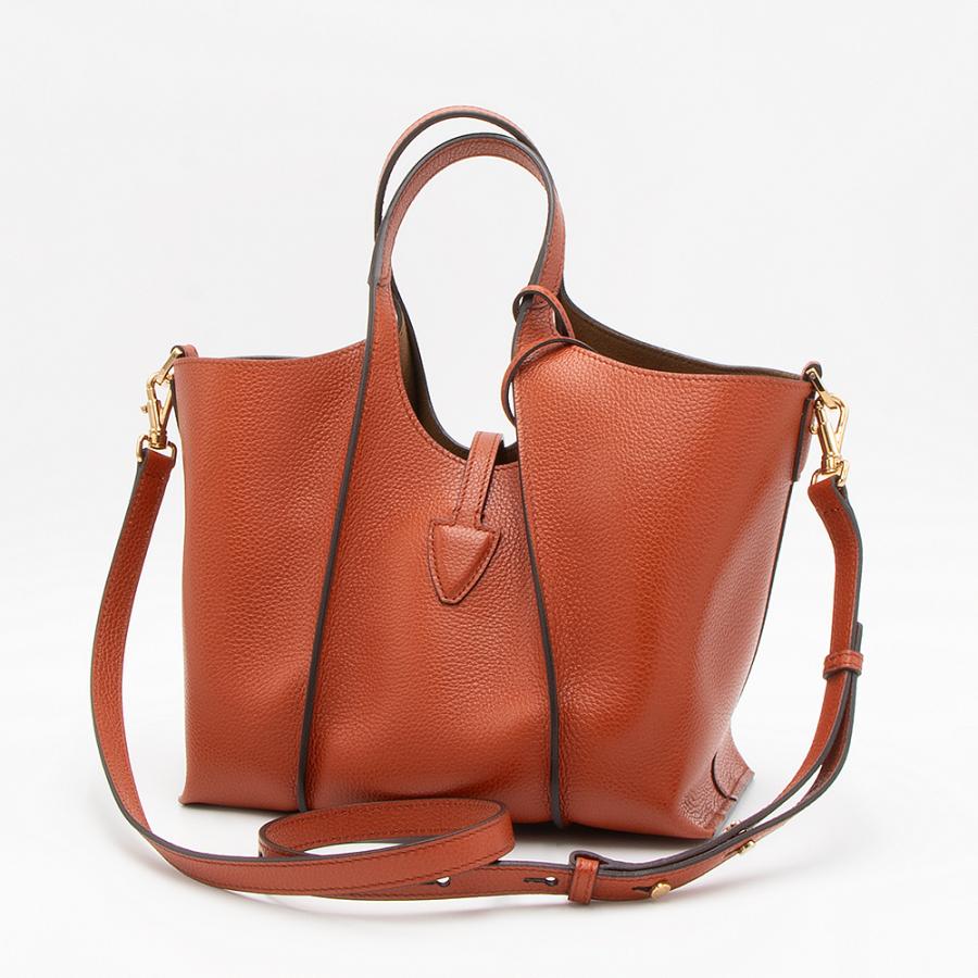 TOD'S（トッズ） トートバッグ ミニ オレンジ T TIMELESS T タイムレス