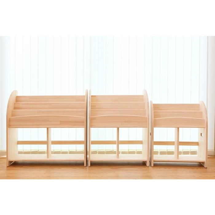 木遊舎 絵本棚 送料無料【ほんたて-M-パイン（組立式・組立キット