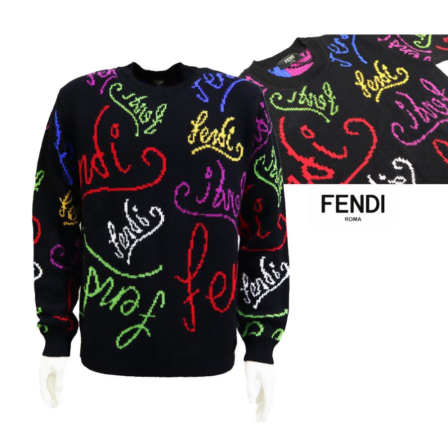 FENDI（フェンディ） メンズ ニット クルーネックセーター マルチ