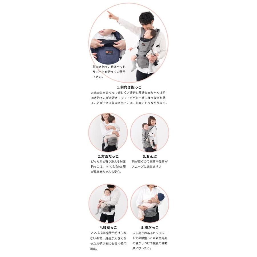 napnapナップナップ たためるヒップシートTran・ダブルショルダー