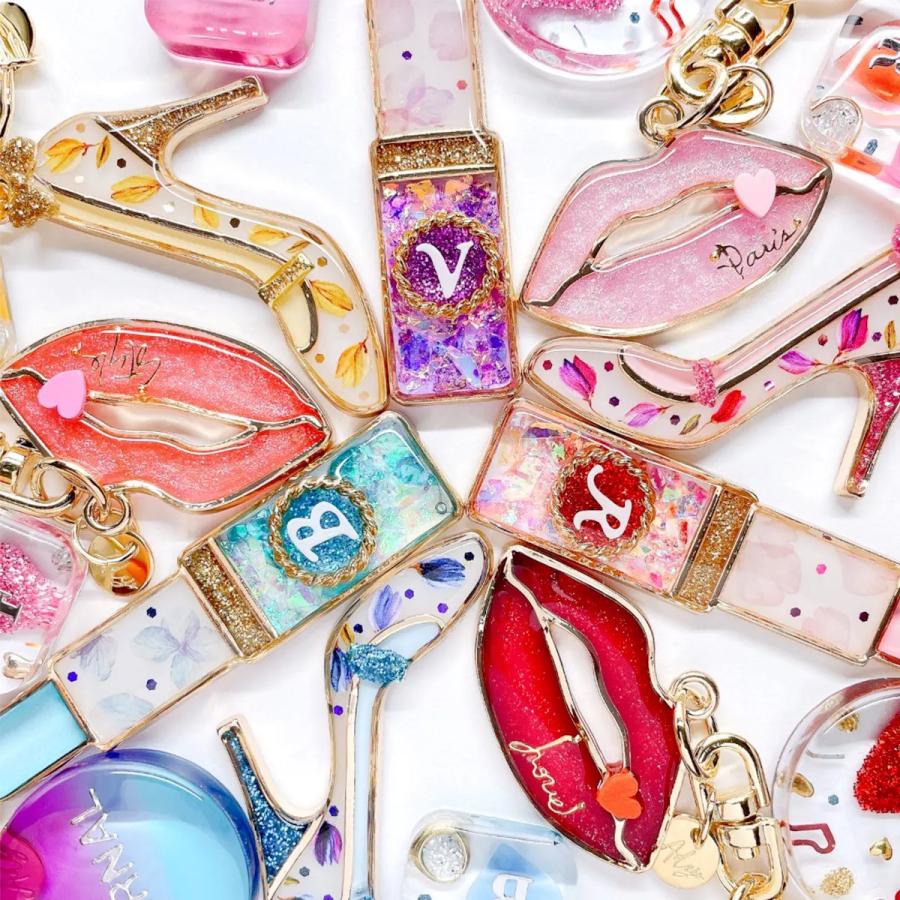 空枠 パンプス レジン枠 フレーム きれいめゴールド メタルフレーム