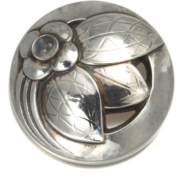 Georg Jensen（ジョージ ジェンセン） ブローチ ムーンストーン 127